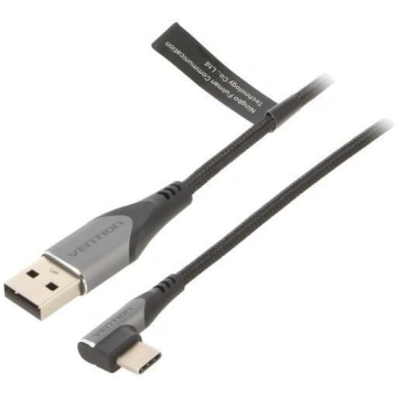 Cable; USB 2.0; USB A plug,USB C angled plug; nick