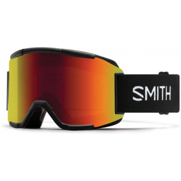 Brilles SMITH SQUAD black red Sol-X mirror+yellow