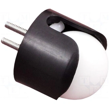 Ball casters | screw | Ø: 19.1mm | Tip mat: plasti