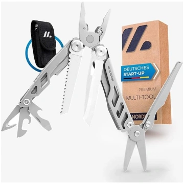 NORDMUT® Multitool rīks [16 in 1] Nerūsējošā tērau