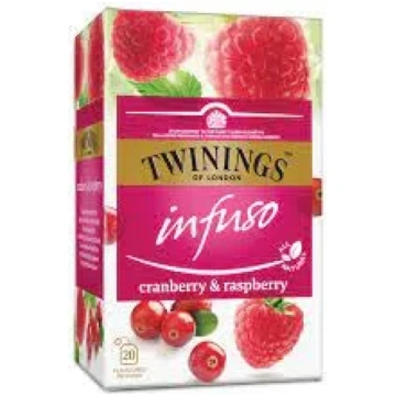 Twinings Infuso augļu tēja ar dzērveņu un aveņu ga