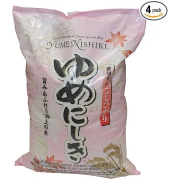YUME NISHIKI – Suši rīsi 4 x 5 kg (20 kg) – Oriģin