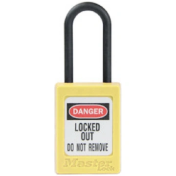 S32YLW | Zenex Padlock Plastic Shackle YELLOW - NO