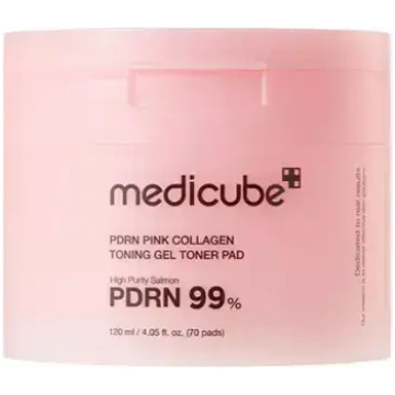 Medicube PDRN Pink Collagen Toning Gel Toner Pad -