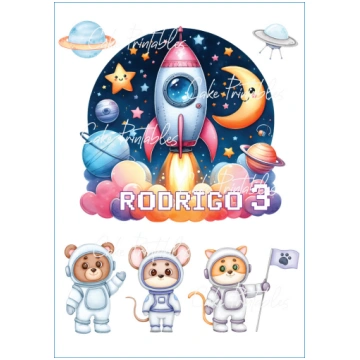 Ēdamu dekoru komplekts KOSMOSS 2