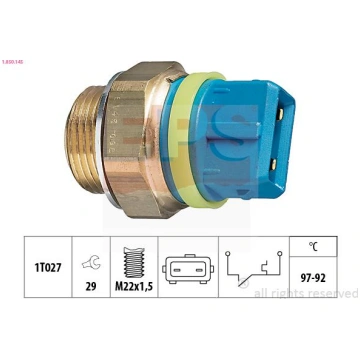 EPS 1-850-145 - Termoslēdzis, Radiatora ventilator