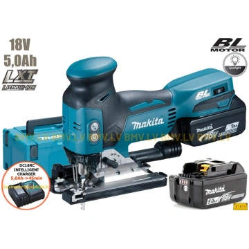 Figūrzāģis Makita DJV181RTJ (2x5,0Ah, DC18RC, Makp