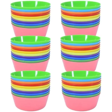 Hikrxya 60 daudzkārt lietojamu krāsainu plastmasas