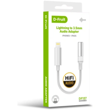 D-Fruit adapter Lightning - 3,5mm DF127 50501