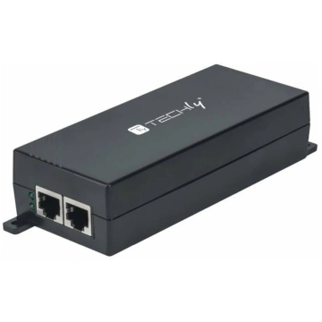 Techly Zasilacz PoE+ Gigabit, 1x RJ45 30W 802.3af/