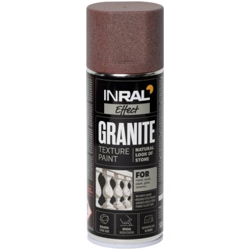 INRAL GRANITE, Sarkans ķieģelis, matēts, 400ml akm