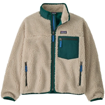 Junior Retro-X Sweater Natural/Cascade Green - 10