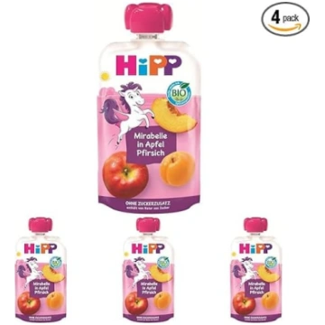 HiPP Bioloģiski spiestas Mirabelle plūmes ar ābolu