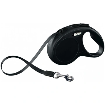 Flexi New CLASSIC 5 m Black Dog Retractable lead