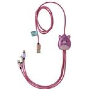 Squishmallows 3in1 charging cable (1.2M) Lola