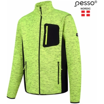 Augstas redzamības jaka Pesso Florence, dzeltena