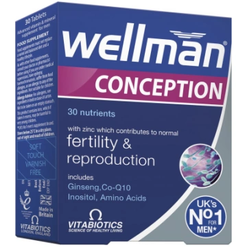WELLMAN CONCEPTION, 30 tabletes Vitabiotics Ltd