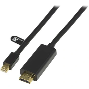 Adapter DELTACO mini DisplayPort / HDMI, 2m, Full 