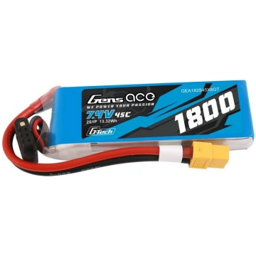 Gens Ace G-Tech LiPo 1800mAh 7.4V 45C 2S1P XT60 ak