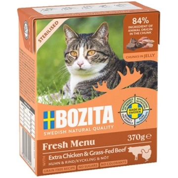 BOZITA Fresh Menu sterilizēta vistas gaļa ar liell