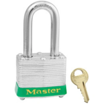 3LFGRN | Laminated Steel padlock - Keyed Different