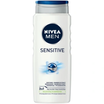 Ķermeņa mazgāšanās želeja Nivea Men Sensitive, 500