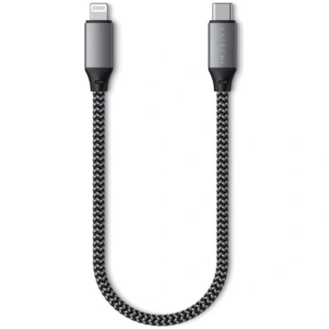 Satechi USB-C to Lightning cable, 25 cm, MFi certi