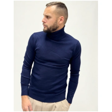 Maglioncino AD basico collo alto blu AUTUNNO/INVER