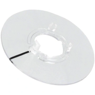 Collar with pointer; polycarbonate; transparent; p