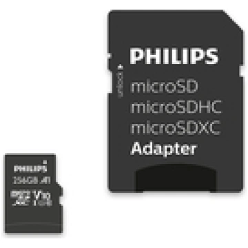 Philips MicroSDXC Card 256GB Class 10 UHS-I U1 inc