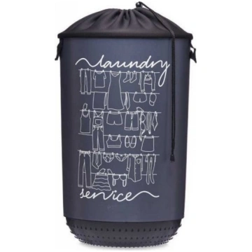 Veļas grozs Kipit Laundry, 40 l, zila krās./melna 