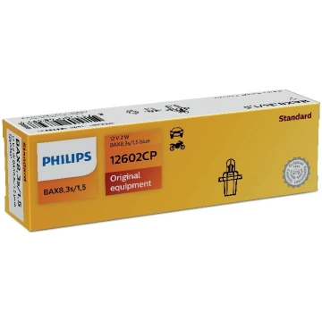 PHILIPS auto spuldze 12V 1,2W BAX10D Zila 1.gab