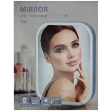 MAKE-UP SPOGULIS AR LED APGAISMOJUMU STĀV 44