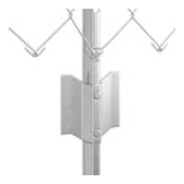 vidaXL sieta žogs ar 22 U stabiem Sudrabs 0.6x25 m