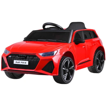Bērnu akumulatora auto Audi RS 6, sarkans