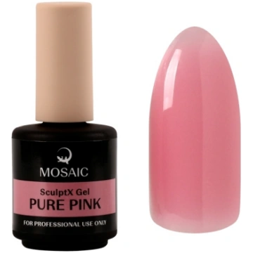 Mosaic SculptX Pure pink modelēšanas gēls pudelītē