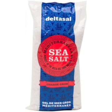 Rupjais jūras sāls DELTASAL 1kg INFOSA