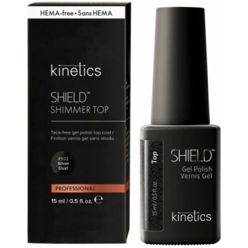 Top coat of gel nail polish Kinetics Shield Shimme