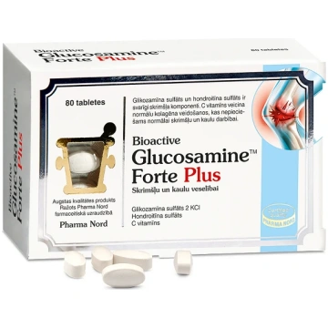 Bio Glucosamine Forte Plus, 80 tabletes