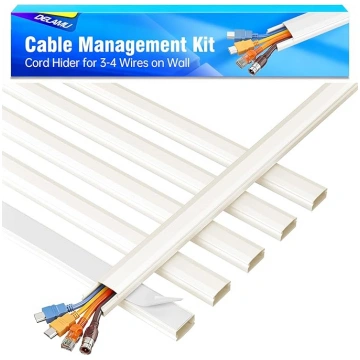 Delamu Cable Hideaway Kabeļu pārsegi vadiem pie si