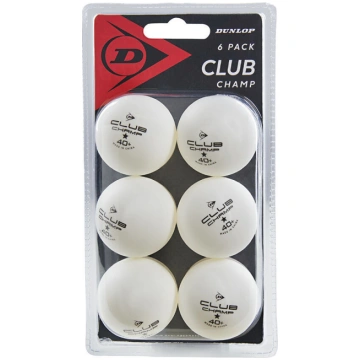 Galda tenisa bumbiņa Dunlop, 40 mm, 6 gab