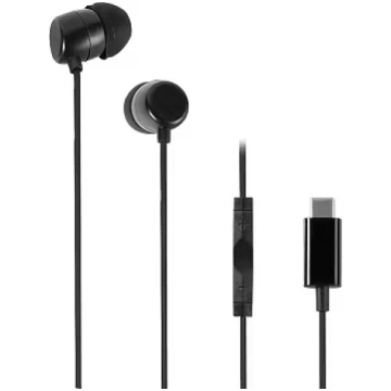 Vivanco Stereo Earbuds USB-C, Black (61752)