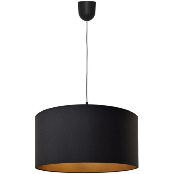 Lustra ar auklu ALBA 1xE27/15W/230V d. 40 cm melna