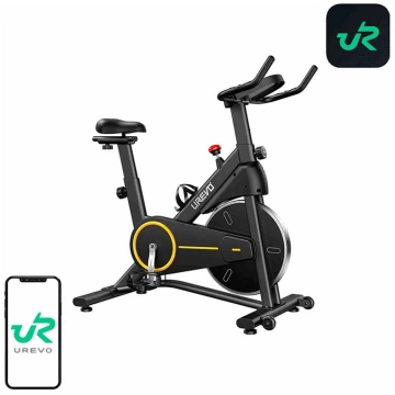 UREVO T1 exercise bike (black and yellow)