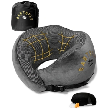 BARTSFLY kakla spilvens Memory Foam Pillow - ceļoj