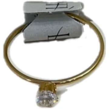 Lamati Gioielli Anello Doha Placcato Oro Acciaio D