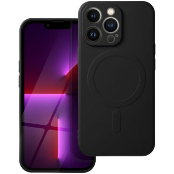 Mag Cover silicone case Iphone 16 Pro Max Black MA
