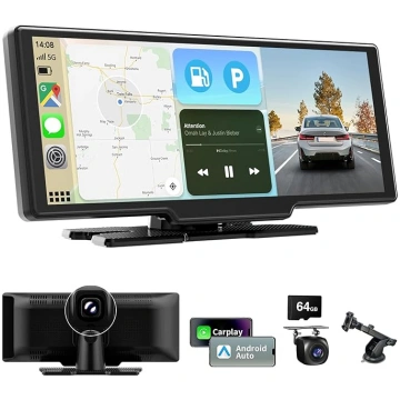 10,26 collu Apple Carplay displejs un Android auto