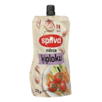 Ķiploku mērce SPILVA 220g stāvpakā