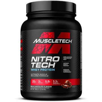 MuscleTech Nitro-Tech, piena šokolāde - 908 grami